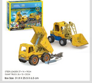 National Geography Steer Loader and Dump Truck